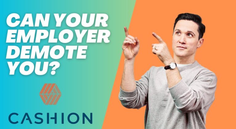 demotion constructive dismissal cashion legal